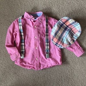 Janie & Jack linen shirt like new!